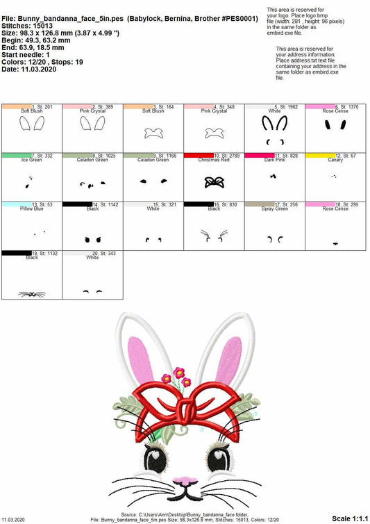 Easter Bunny with Bandanna