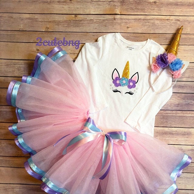 Unicorn head with floral crown applique - machine embroidery designs applique Rainbow unicorn embroidery Rainbow unicorn face