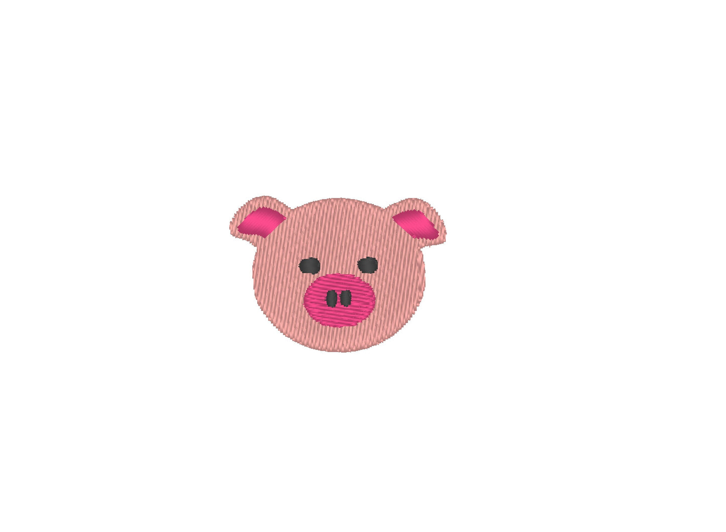 Mini Piggy Pig Piglet Machine Embroidery 1" 1.3" 1.6" 4" | PES DST JEF | Artapli