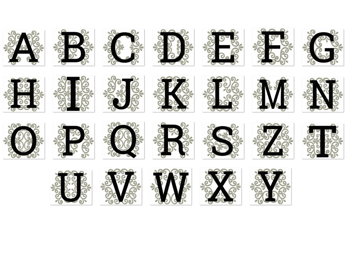 Regal Royal Classic Font – Embroidery 4" 5" 6" 8" 7" 10" | BX PES DST JEF | Artapli