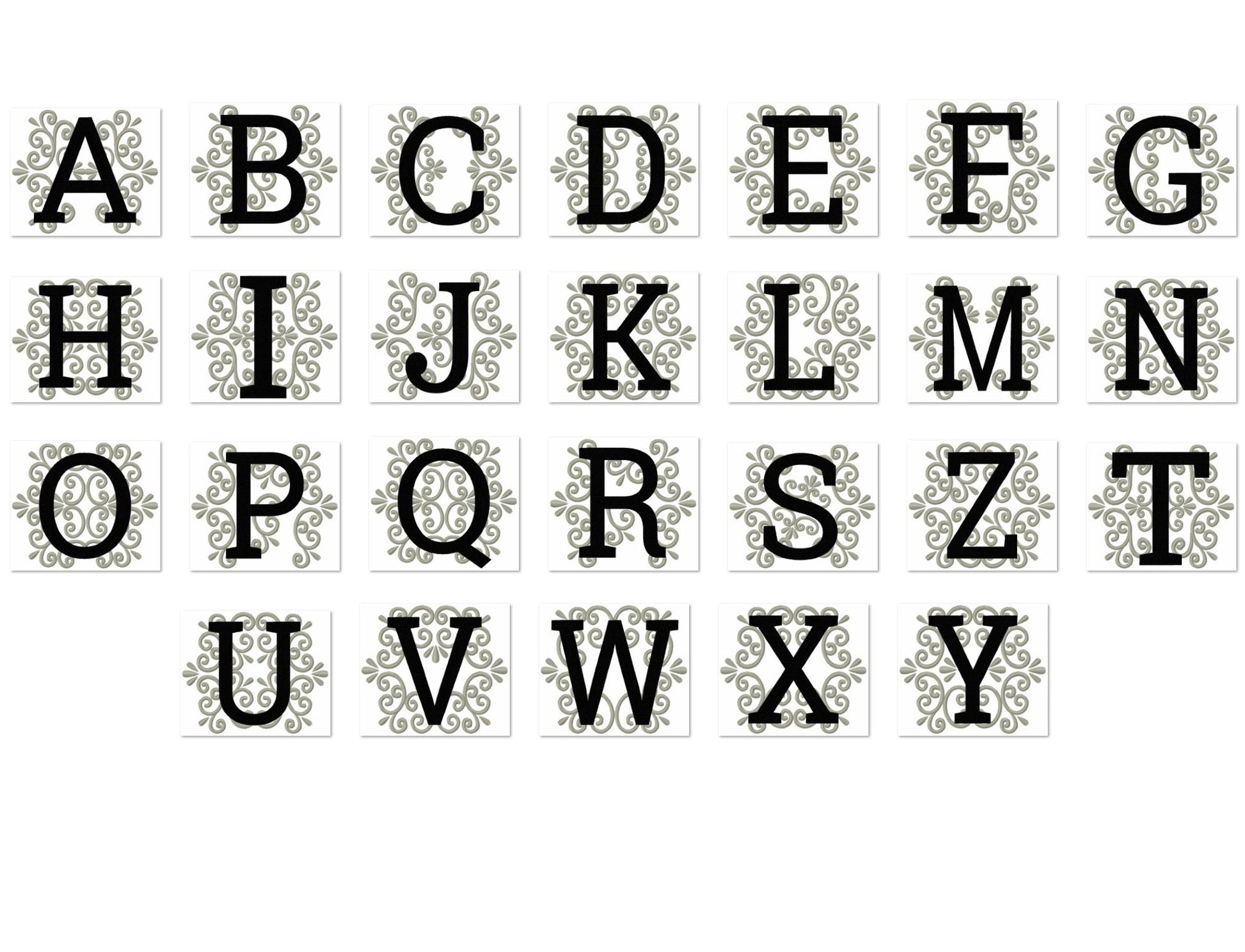 Regal Royal Classic Font – Embroidery 4" 5" 6" 8" 7" 10" | BX PES DST JEF | Artapli