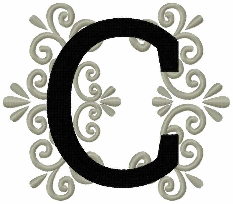 Regal Royal Classic Font – Alphabet machine embroidery design by Artapli