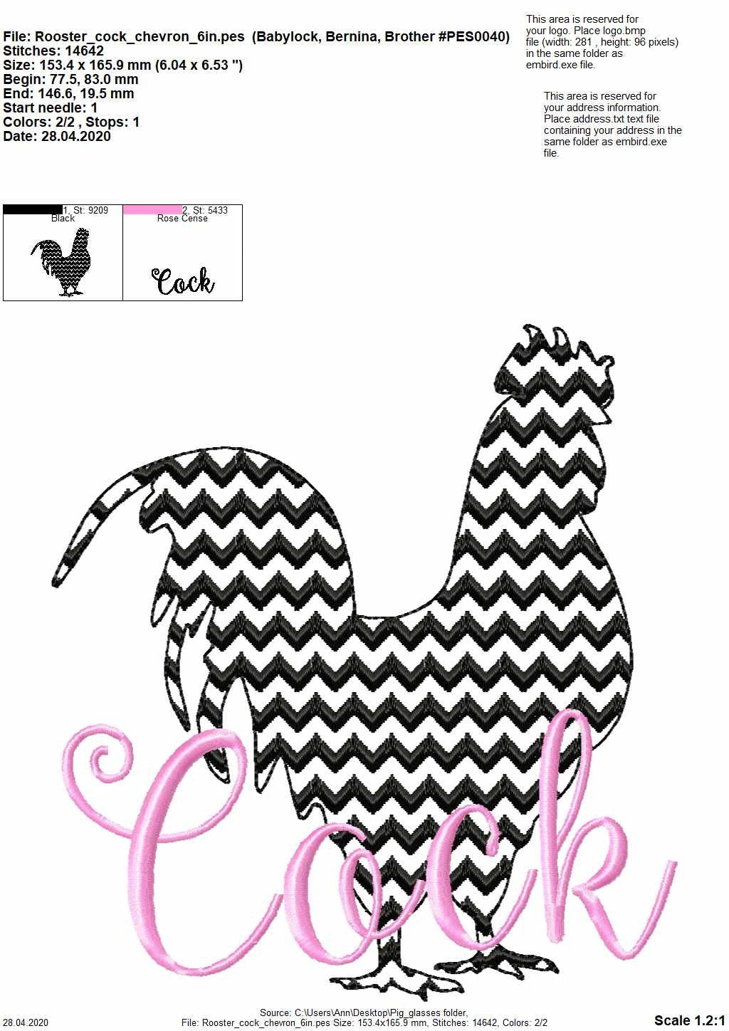 Farm Fresh Chevron light stitch farm animals oink moo, – Sizes 4" 5" 6" 7" 8" 10" Digital Embroidery File | Artapli