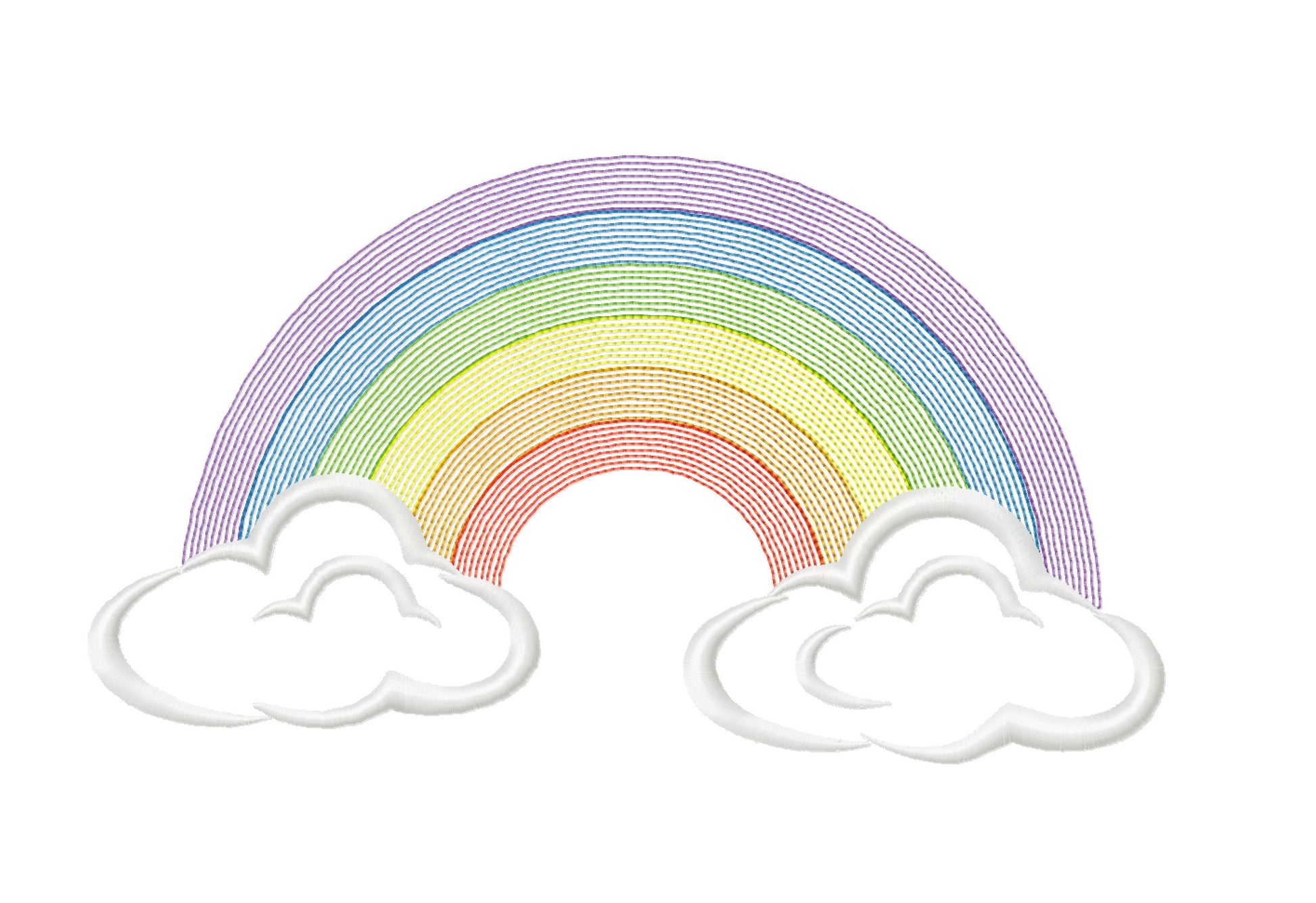 Classic Rainbow and Clouds - image 1