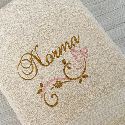 Floral Frame Border – Baby machine embroidery design by Artapli