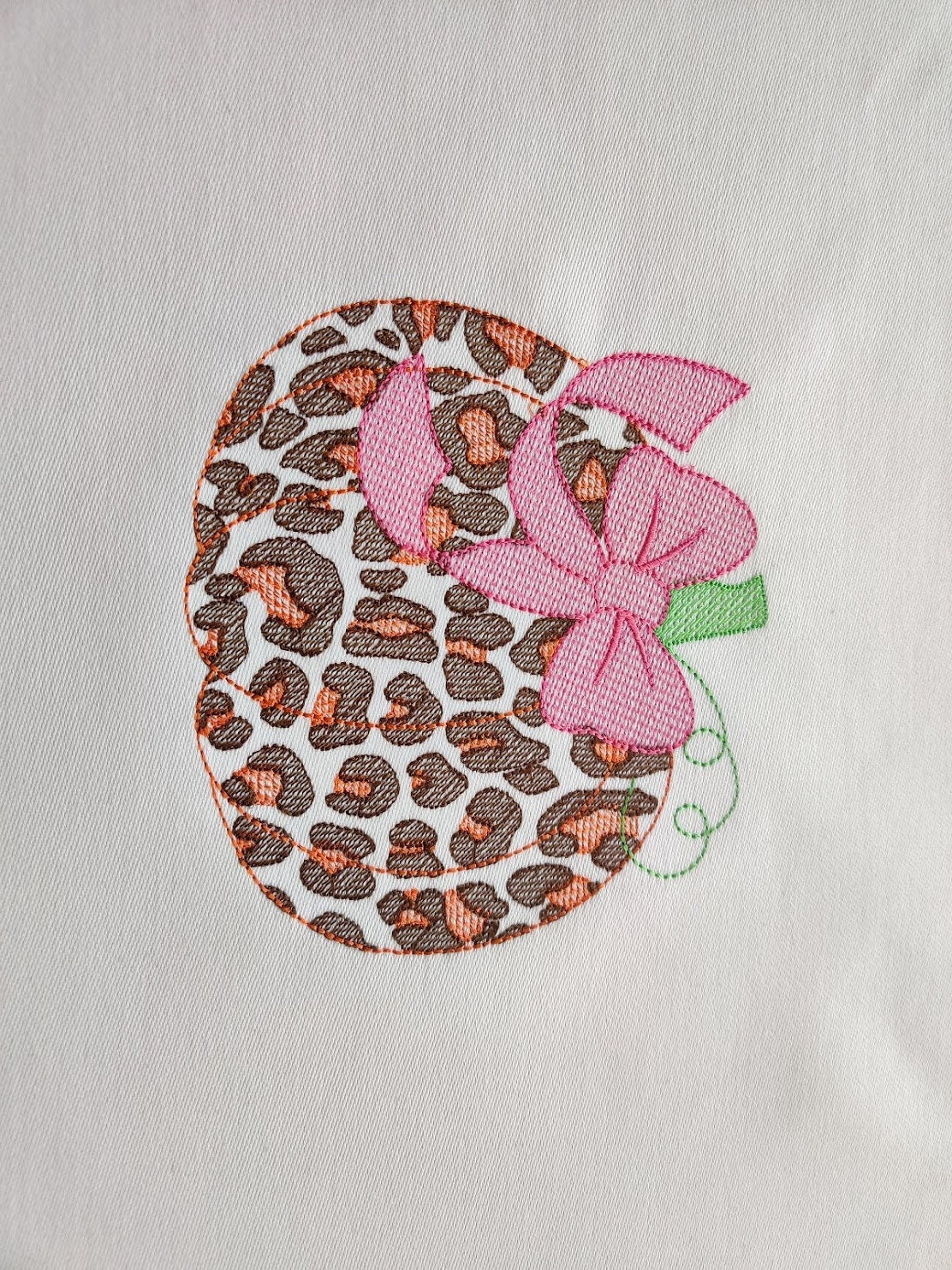 Leopard Pumpkin with Bow – Instant Download | Artapli
