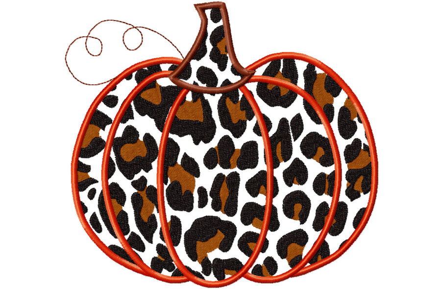 Leopard Print Applique Embroidery 4" 5" 6" 7" | PES DST JEF | Artapli