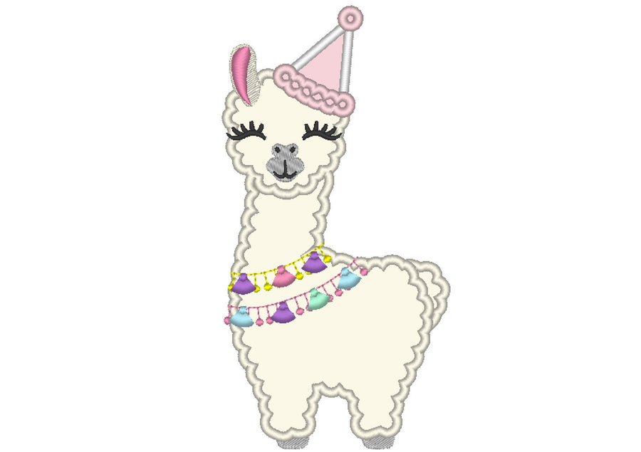 Happy Birthday Hat Llama Alpaca - image 1