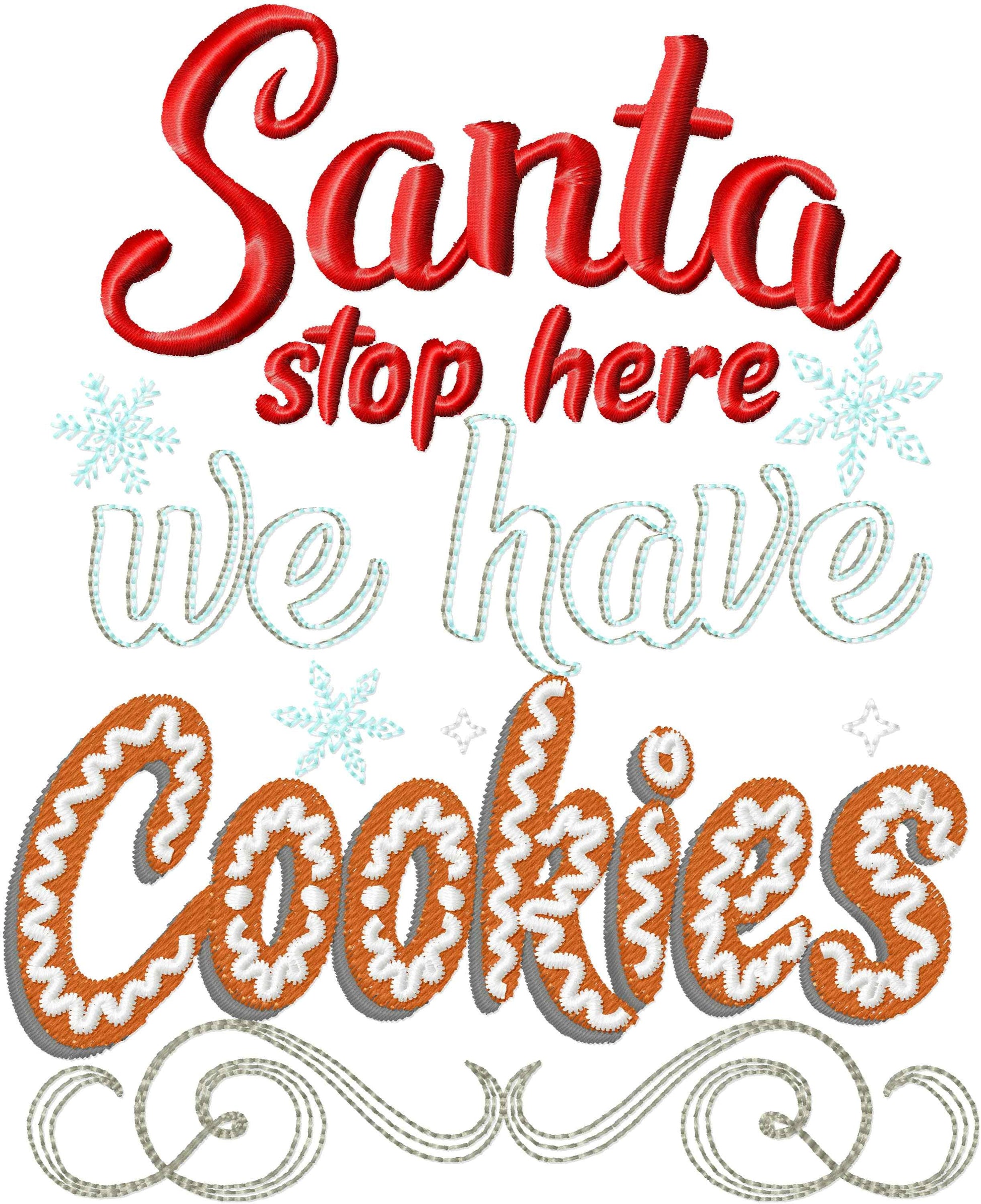 Merry Christmas kitchen Cookie baking saying designs SET of 6 Kitchen cute quotes -dish towel apron machine embroidery
