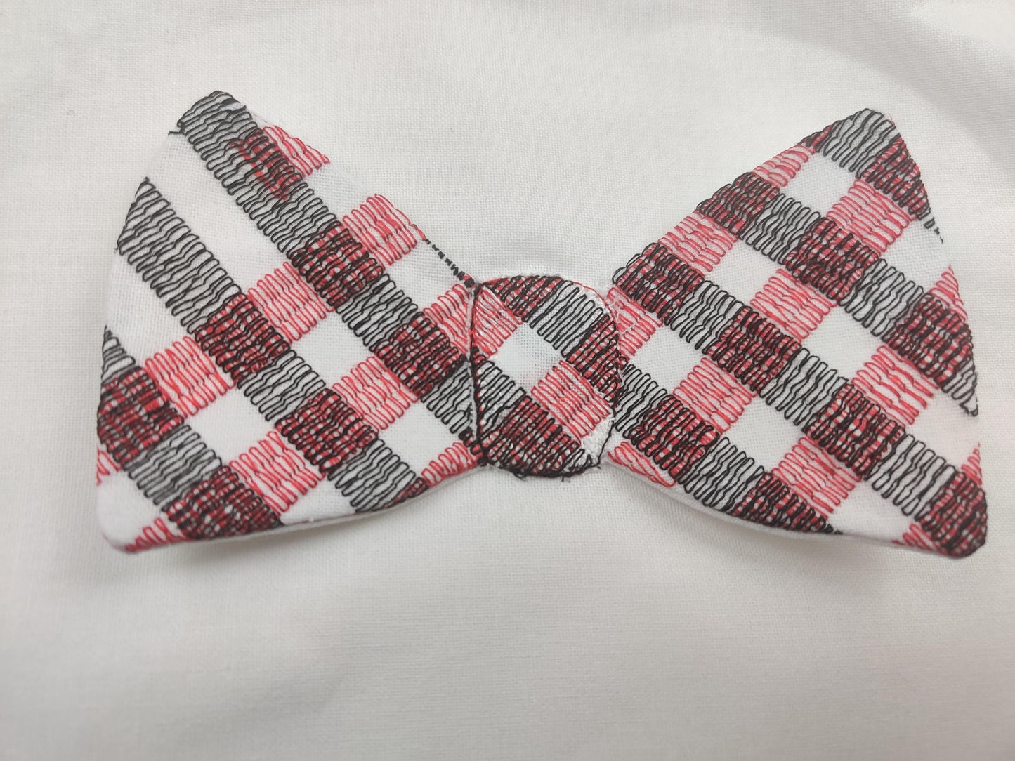 Gingham Plaid Bowtie Bow ITH – Instant Download | Artapli