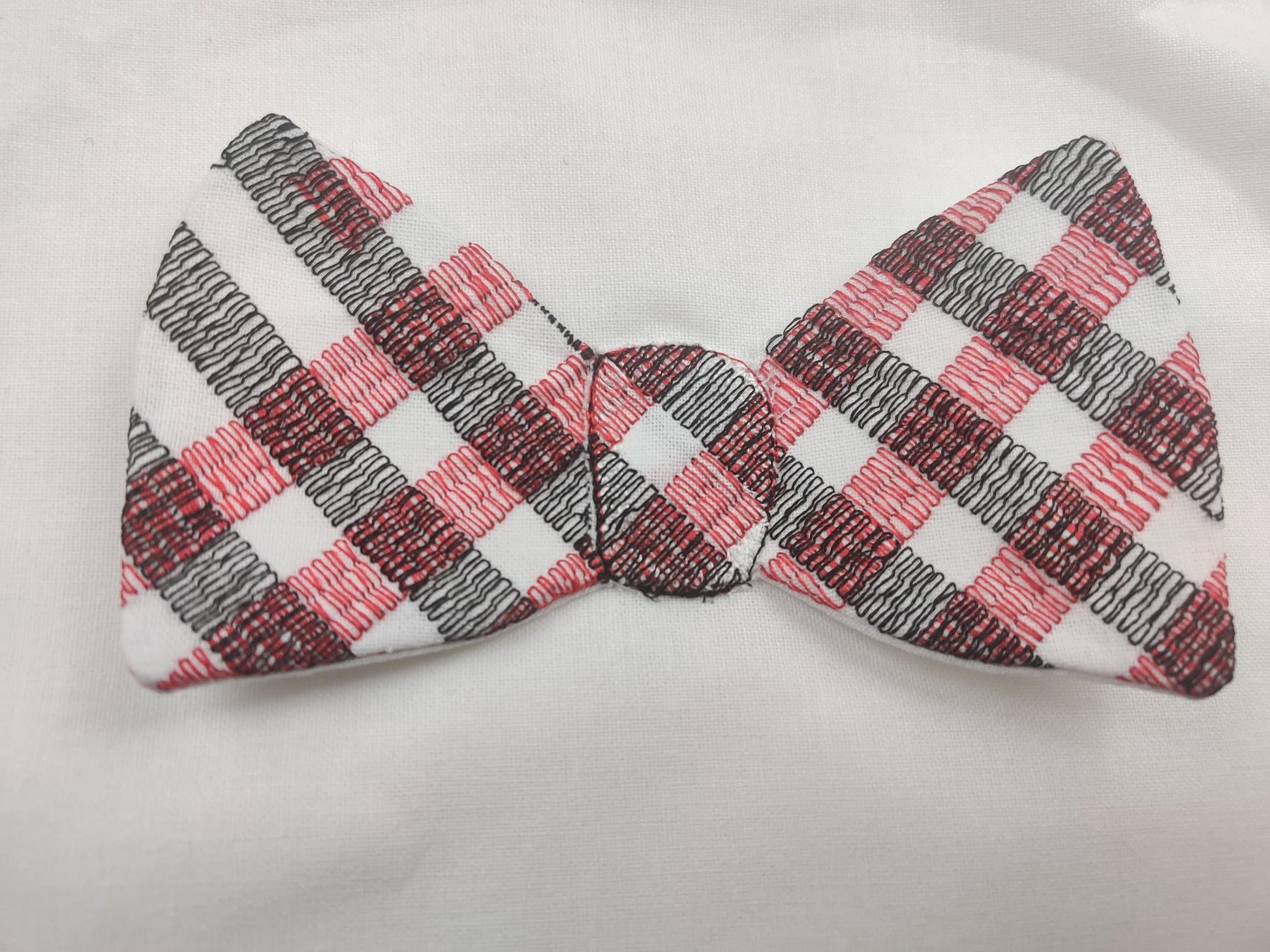 Gingham Plaid Bowtie Bow ITH – Instant Download | Artapli
