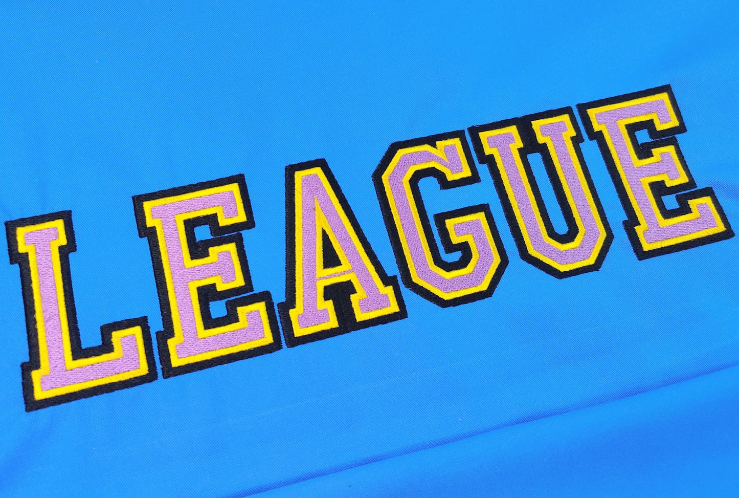 Three Colors Fill Stitch Athletic Font – Instant Download | Artapli