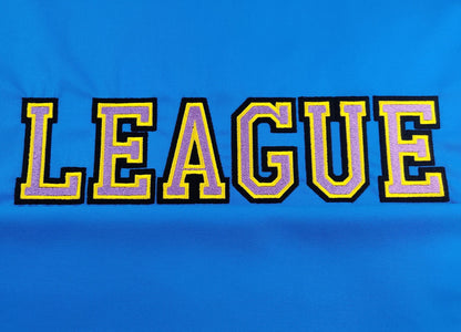 Three Colors Fill Stitch Athletic Font – Fill Stitch machine embroidery pattern by Artapli