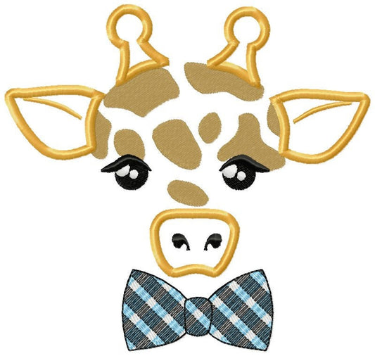Giraffe Boy with Bowtie – Instant Download | Artapli