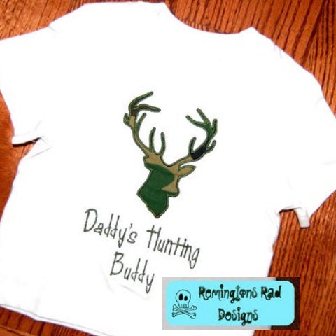 Buck Deer Head Outline – Sizes 4" 5" 4.5" 6" 7" Digital Embroidery File | Artapli