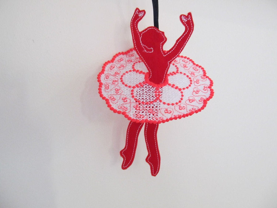 Dancer Ballerina Set of 7 Machine Embroidery 4" 5" 7" | PES DST JEF | Artapli