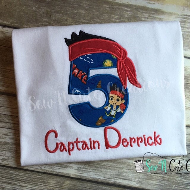 Pirate Birthday Numbers SET 1-9 machine – Pirate embroidery design instant download by Artapli