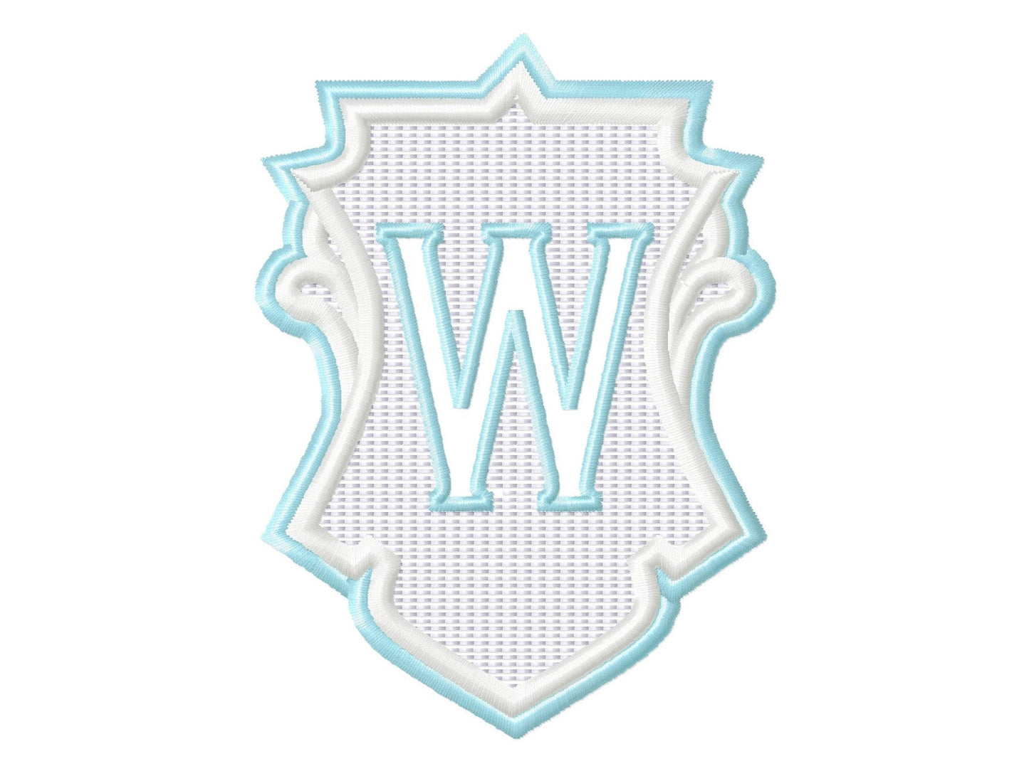 Embossed Terry Towel Monogram – Monogram embroidery pattern by Artapli