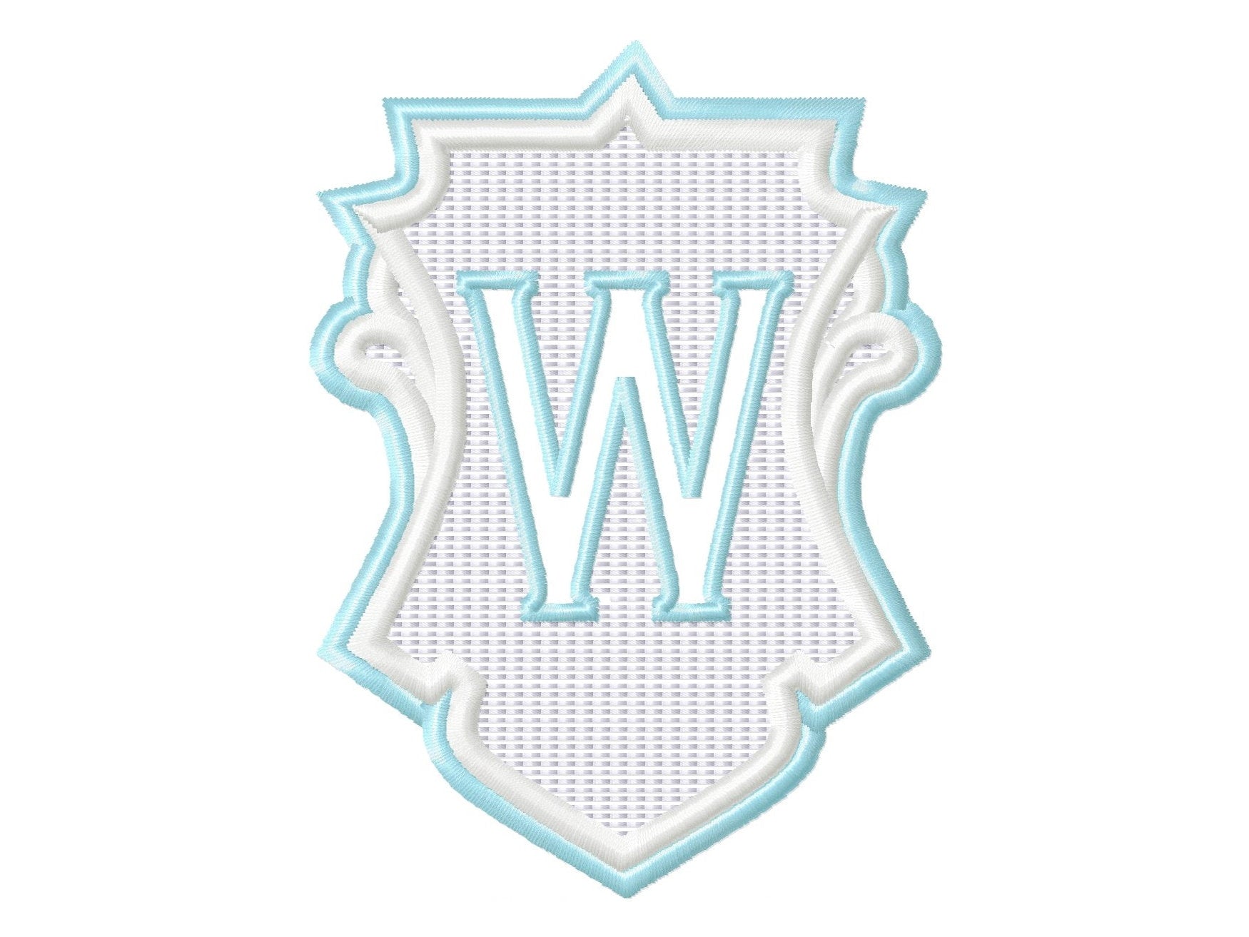 Embossed Terry Towel Monogram – Monogram embroidery pattern by Artapli