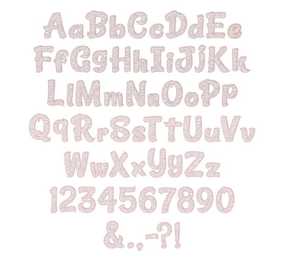 Lace Font FSL free standing lace monogram initial Font machine embroidery designs, frozen lacy alphabet letters assorted sizes, BX included!