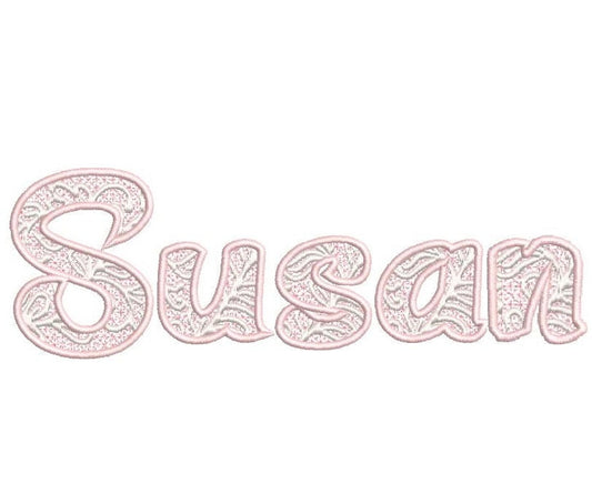 Lace Font FSL free standing lace monogram initial Font machine embroidery designs, frozen lacy alphabet letters assorted sizes, BX included!