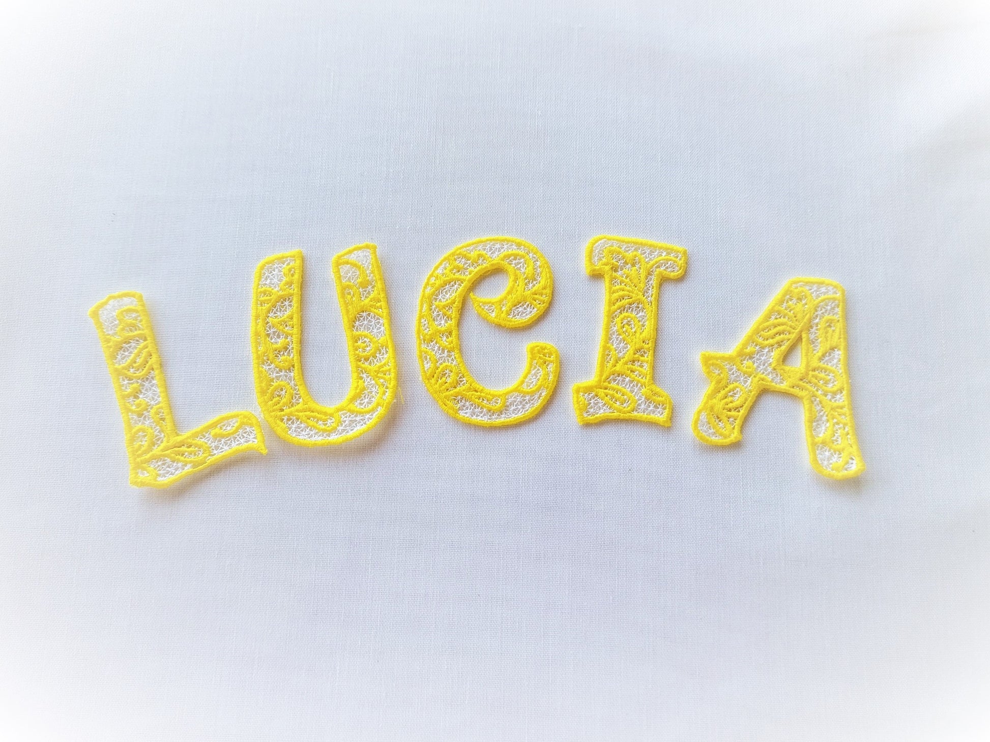 Lace Font FSL free standing lace monogram initial Font machine embroidery designs, frozen lacy alphabet letters assorted sizes, BX included!