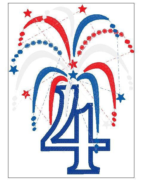 My first 4th of July and plain – 4th July machine embroidery design by Artapli