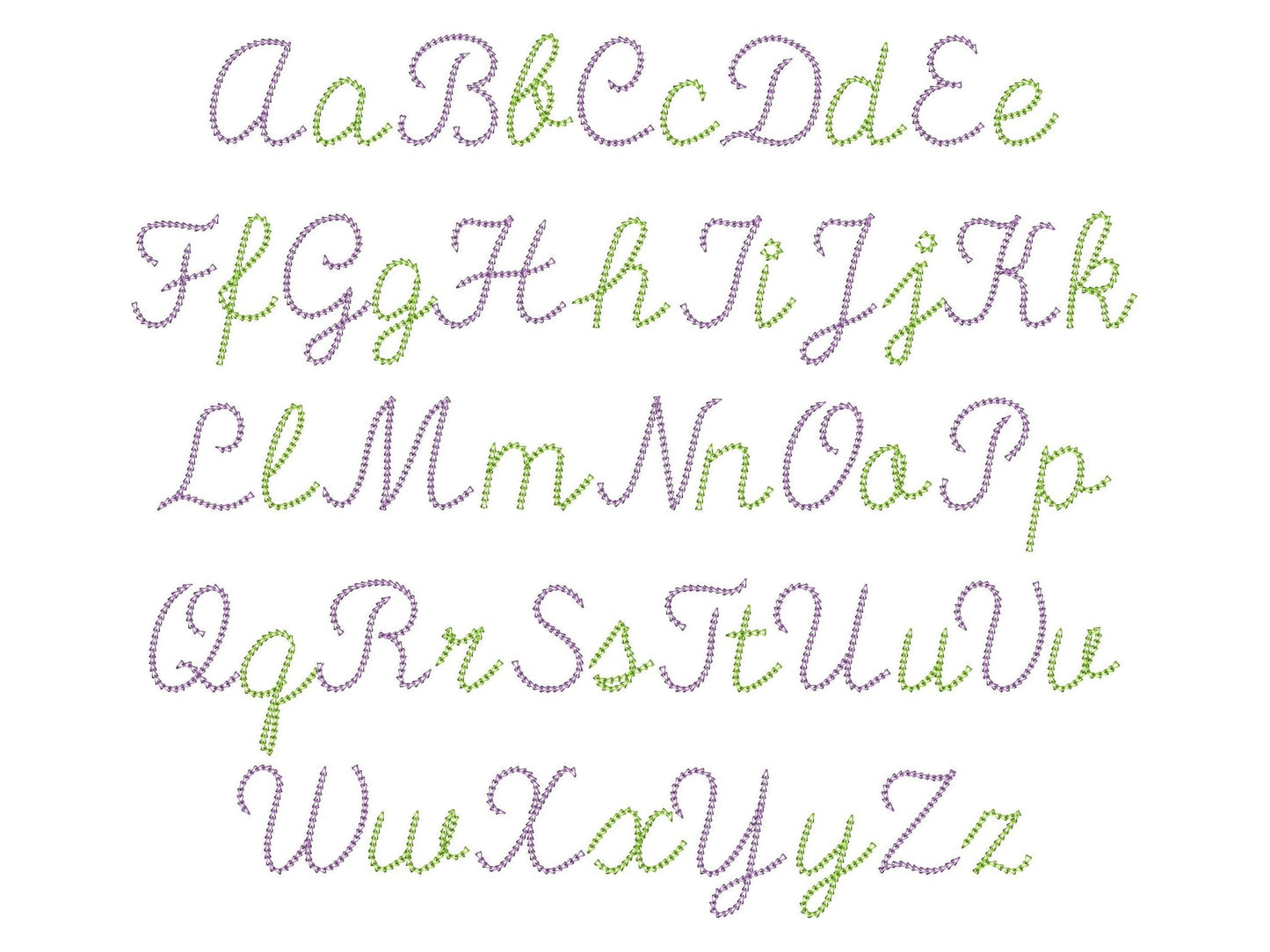 Light Chain Handwritten Font – Bx embroidery design by Artapli