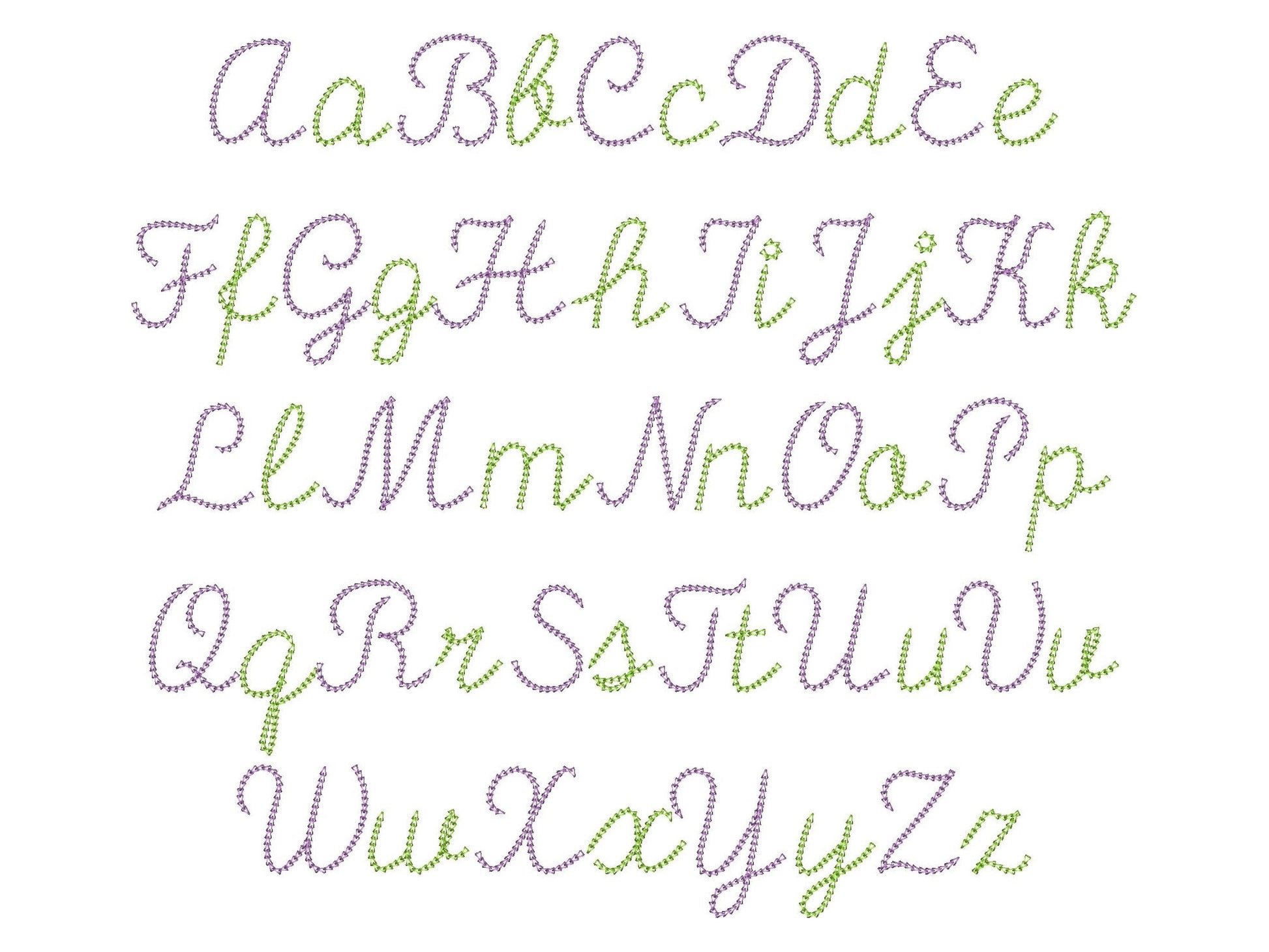 Light Chain Handwritten Font – Bx embroidery design by Artapli