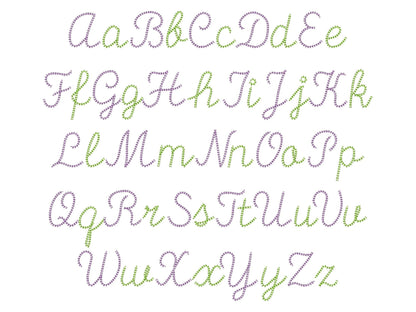 Light Chain Handwritten Font – Bx embroidery design by Artapli