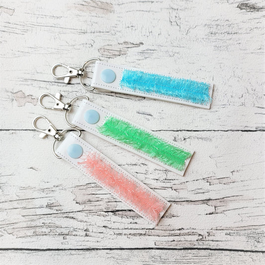 Fringed key fob snap tab ITH – Instant Download | Artapli