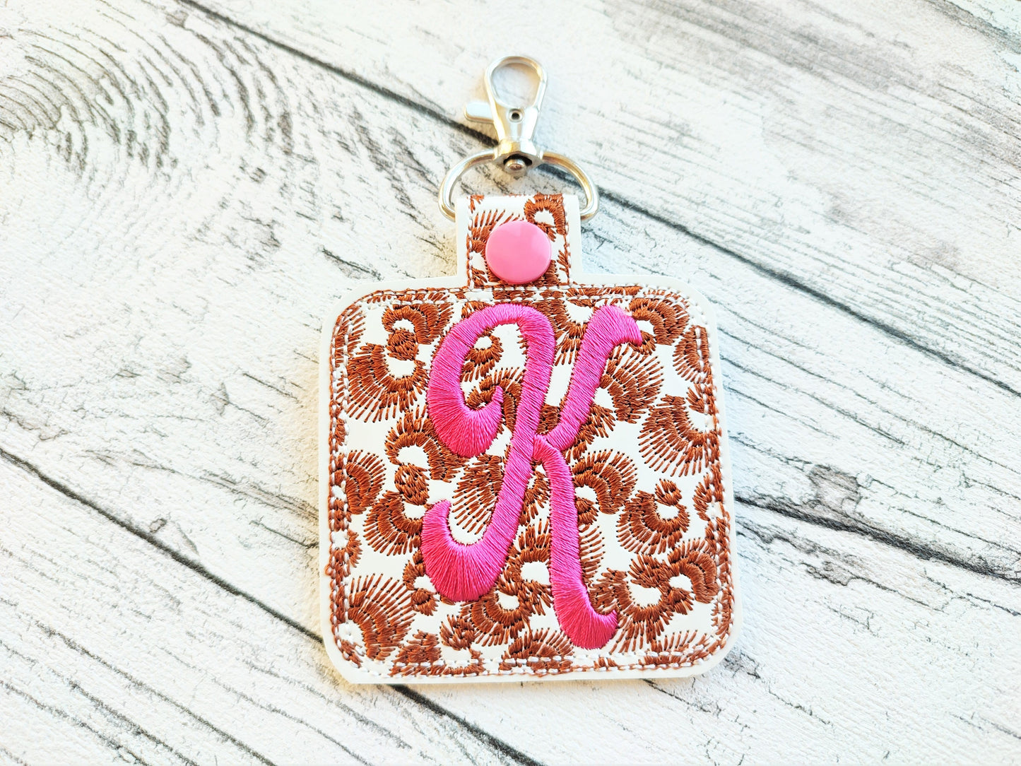 Leopard Key fob snap tab – Sizes 3" 4" BX Digital Font File | Artapli