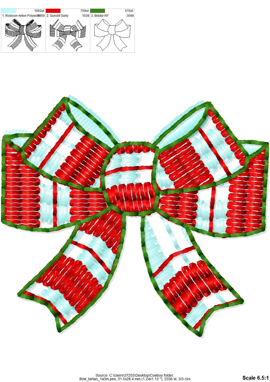 Mini small gingham tartan monogram Bow bows  machine embroidery designs kids baby girl girly pretty little bow  Christmas embroidery