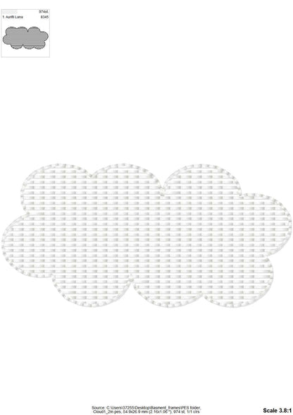 Helper Embossed cloud for terry towel – Instant Download | Artapli