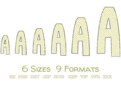 Quick light stitch Checked FONT machine embroidery designs alphabet letters playful kids girl boy name monogram