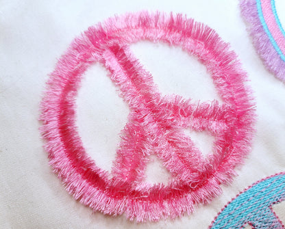 Fringed Peace sign – Instant Download | Artapli