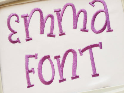 Best satin stitch Font playful kids – Bx embroidery design by Artapli