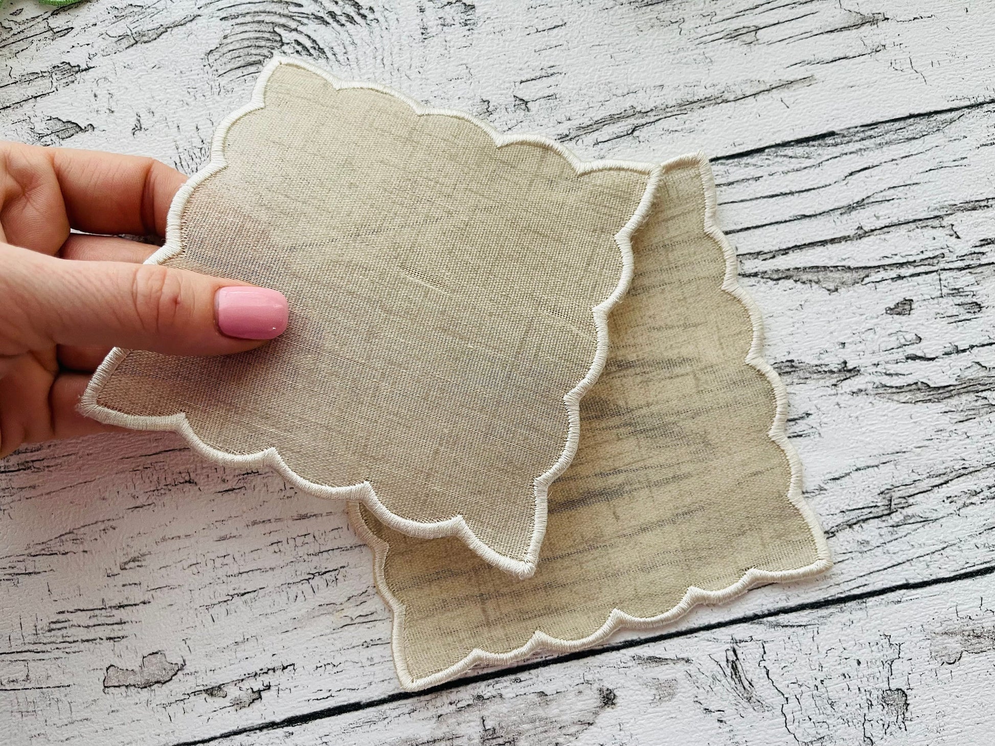 Classic & Classy Napkin 2 coasters ITH – Instant Download | Artapli