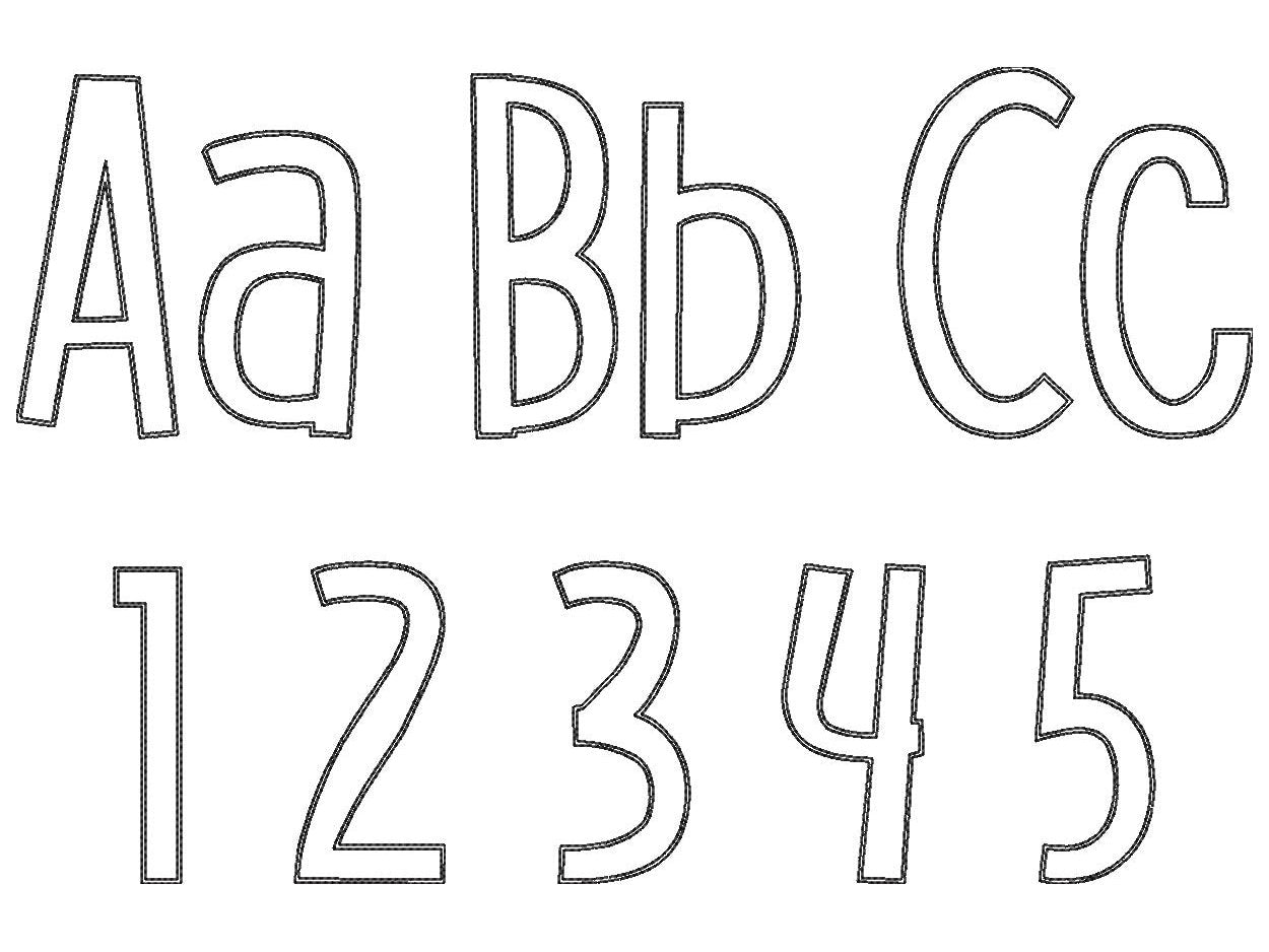 Tall raggedy edge applique Font – Appliqué embroidery design by Artapli