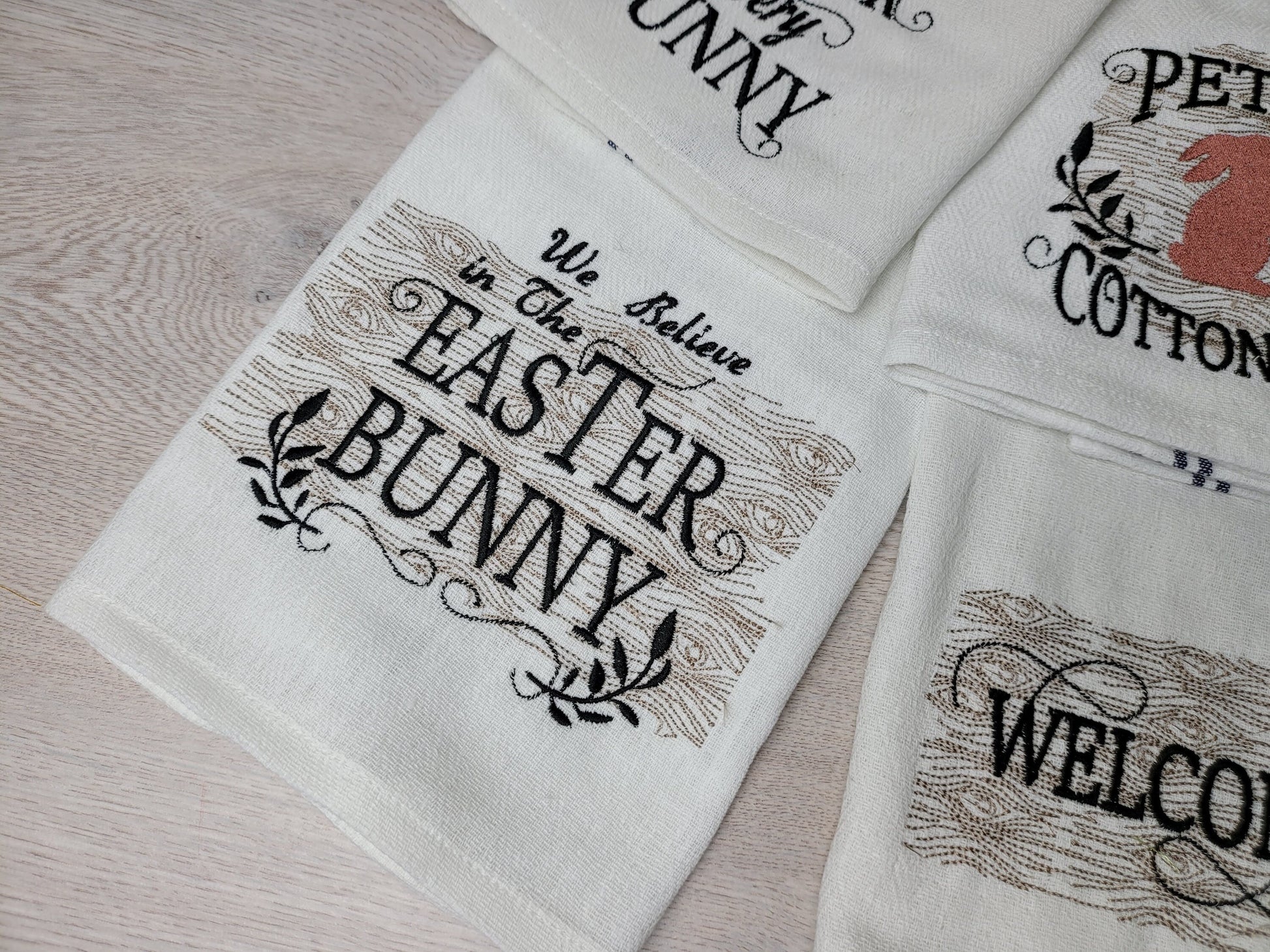 Easter Bunny Cottontail Set of 6