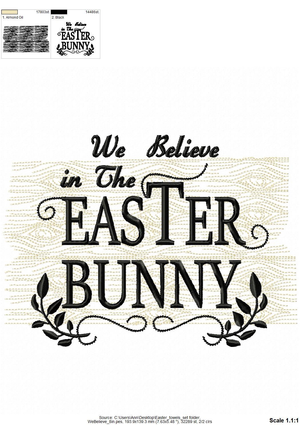 Easter Bunny Cottontail Set of 6