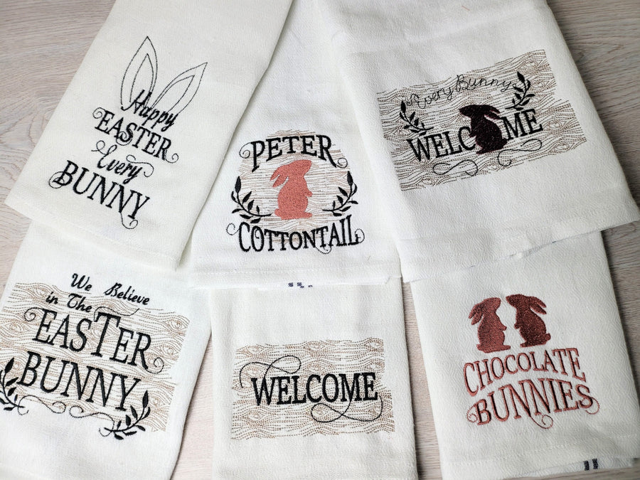 Easter Bunny Cottontail Set of 6