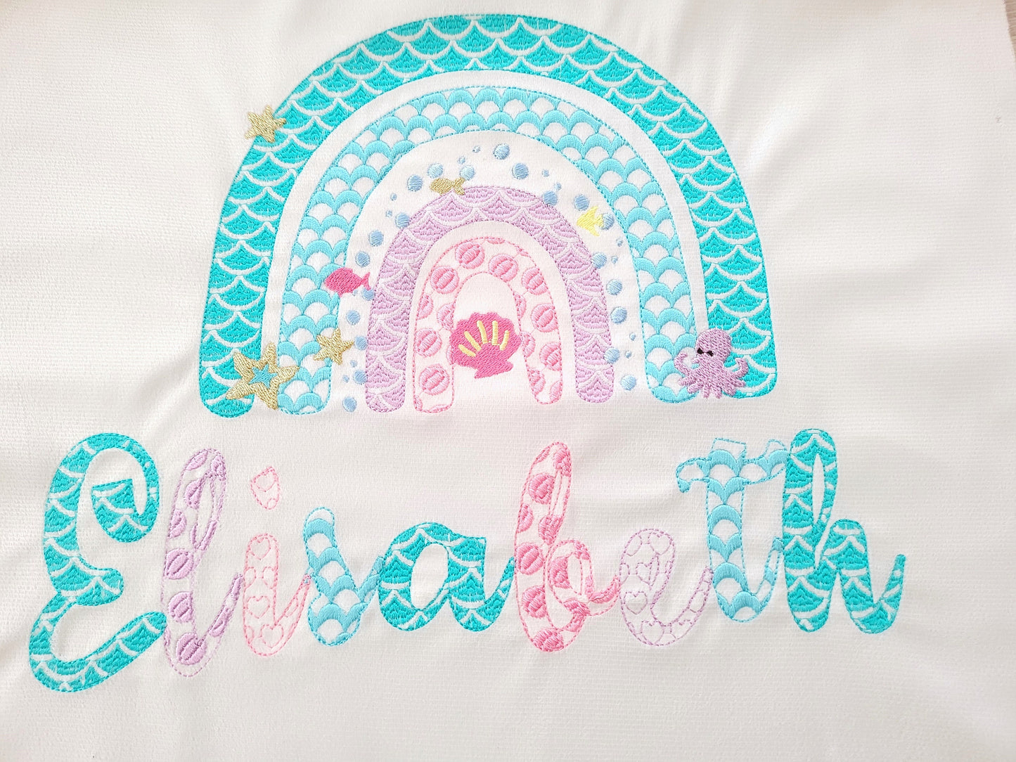 Mermaid summer sea beach Rainbow – Instant Download | Artapli