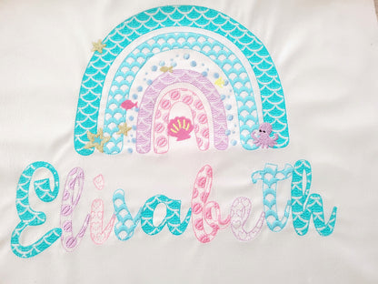 Mermaid summer sea beach Rainbow – Instant Download | Artapli