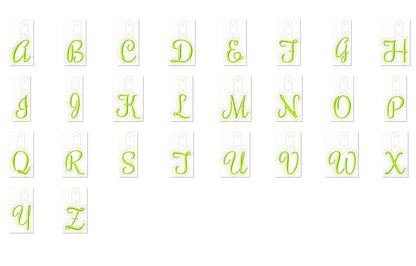 Script Monogram keychain ITH – Sizes 3" 4" BX Digital Font File | Artapli