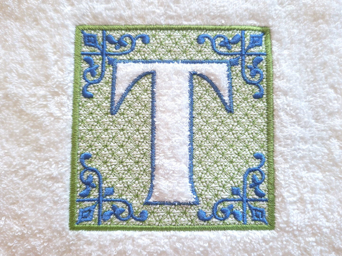 Chinoiseries Embossed Monogram – Embroidery Font 4" 4.5" 5" 5.5" 7" | BX PES DST JEF | Artapli