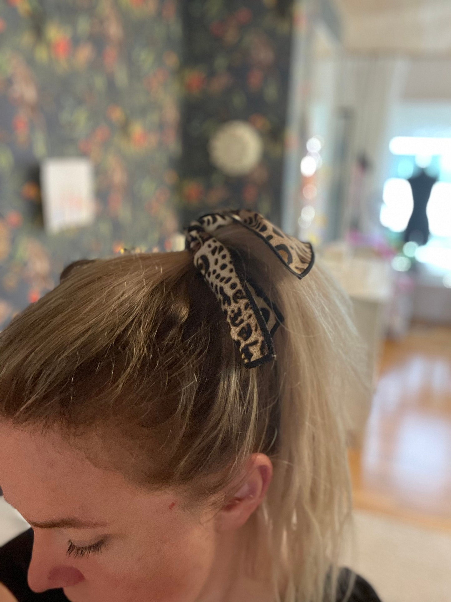 Hair bun ponytail Rubber Band simply in the hoop ITH hairbow accessory machine embroidery designs assorted sizes 8, 9, 10, 11 and 12 inches