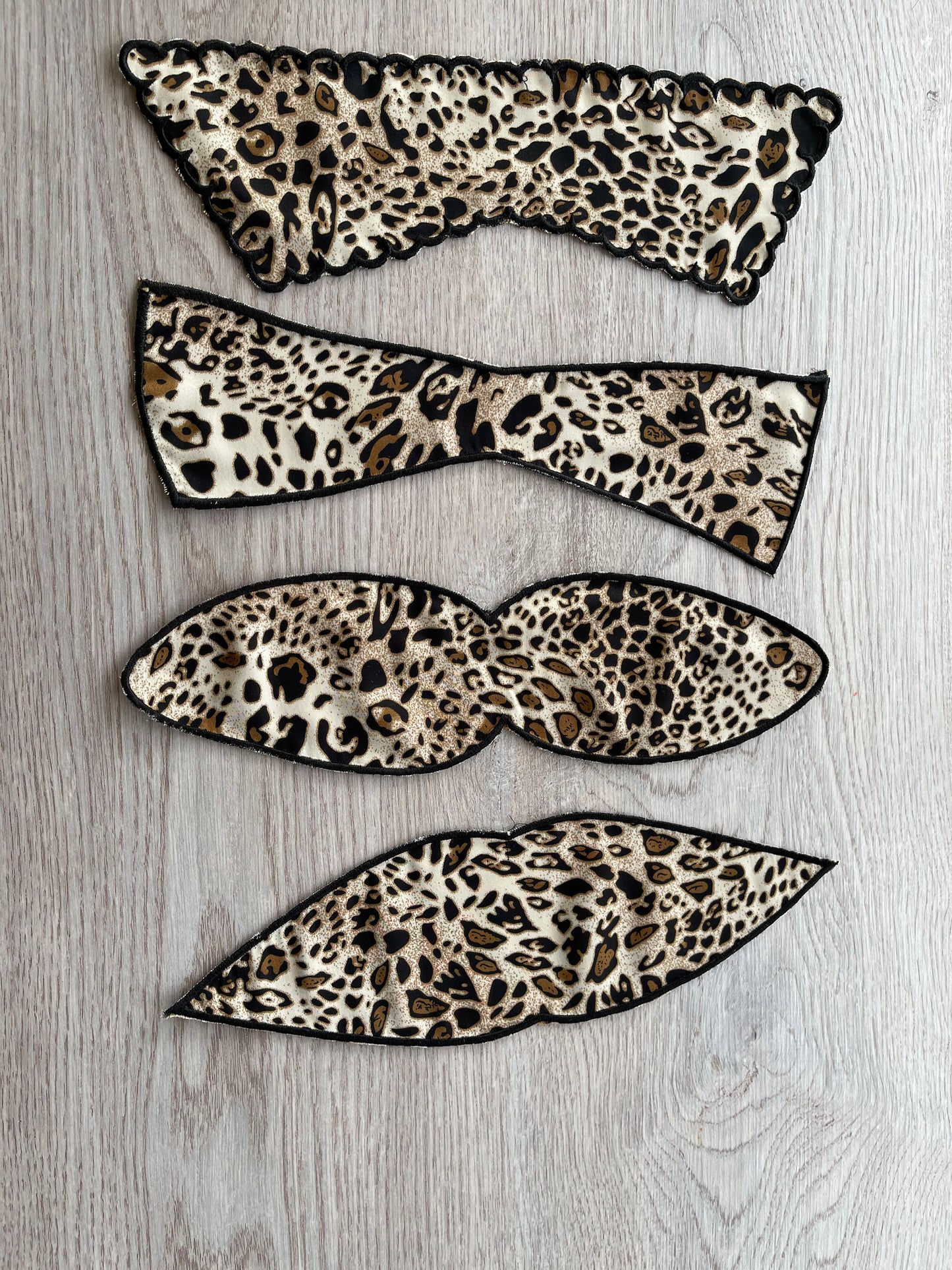 Hair bun ponytail Rubber Band simply in the hoop ITH hairbow accessory machine embroidery designs assorted sizes 8, 9, 10, 11 and 12 inches