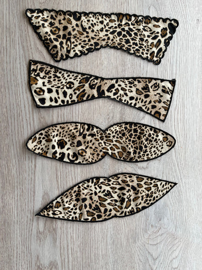 Hair bun ponytail Rubber Band simply in the hoop ITH hairbow accessory machine embroidery designs assorted sizes 8, 9, 10, 11 and 12 inches