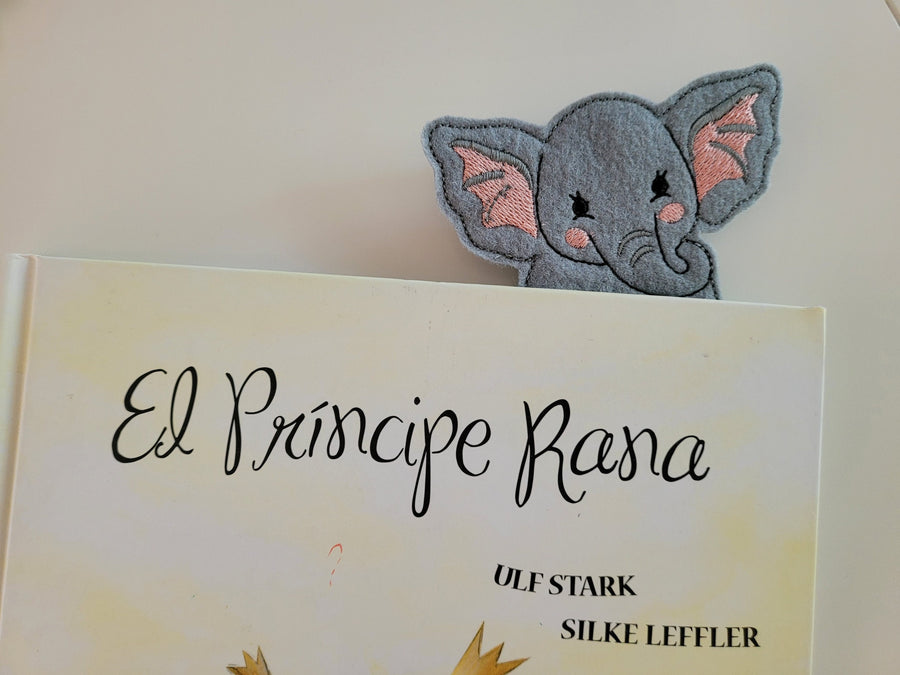 Little Elephant Bookmark ITH - image 1